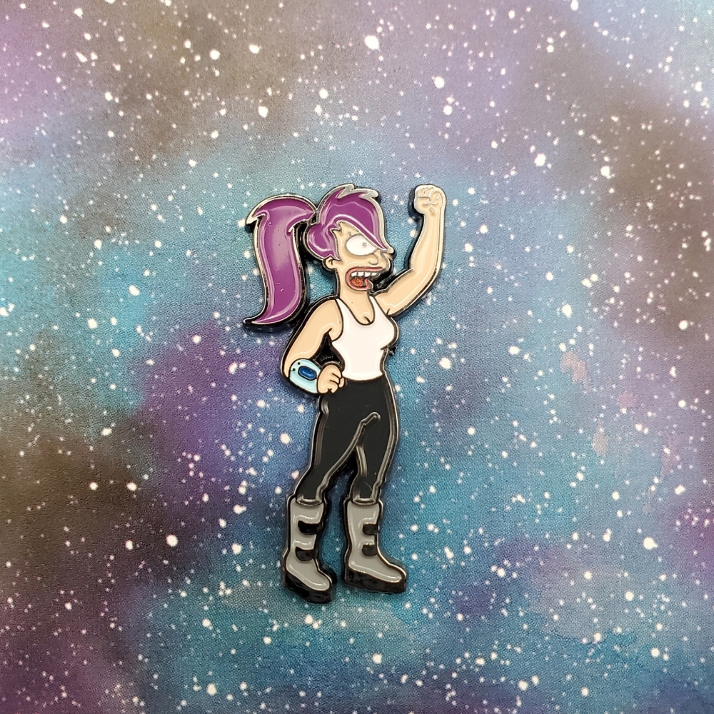 Futurama Leela Enamel Pin